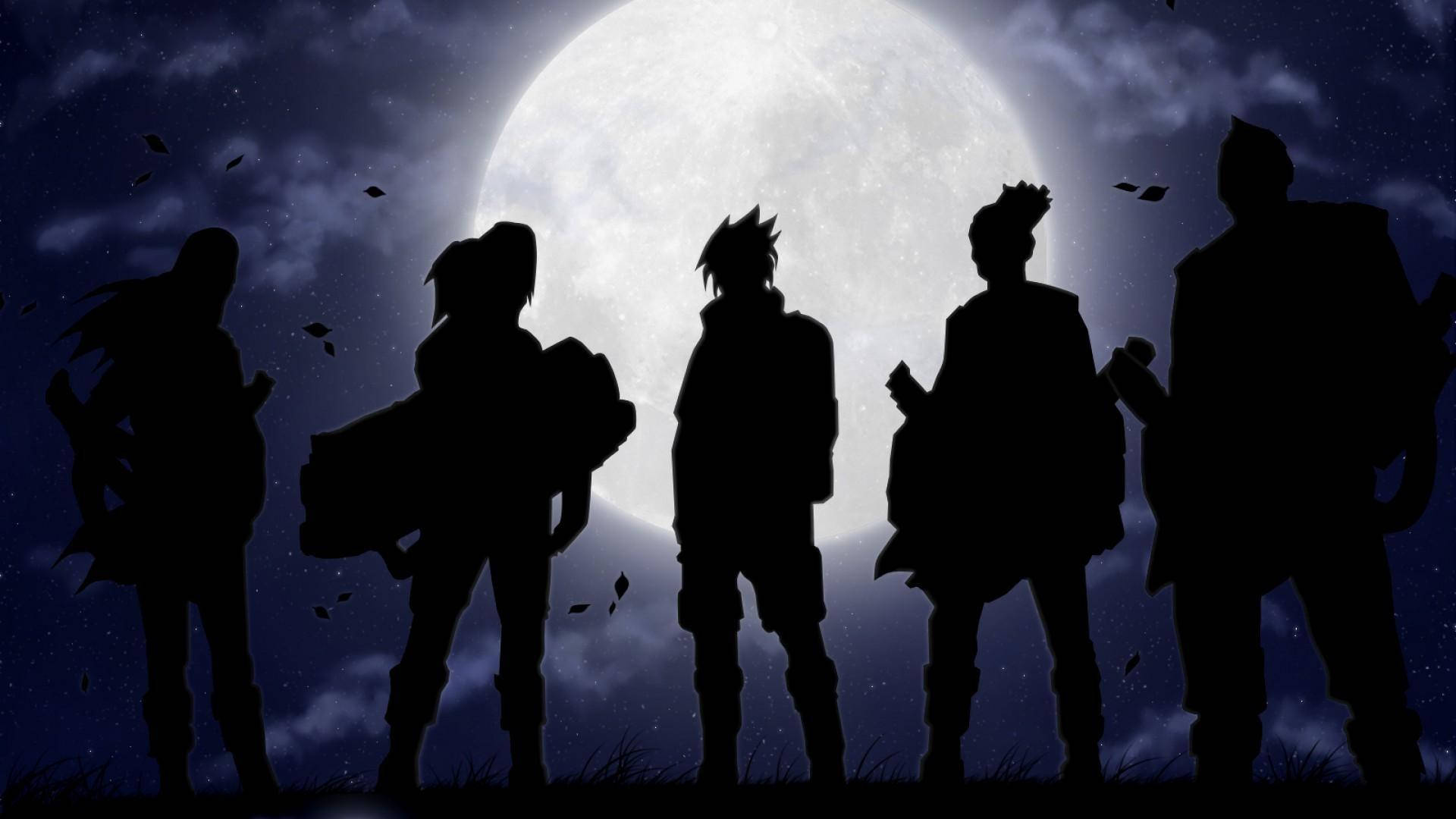 Schattenfigurenin Naruto Pc Wallpaper