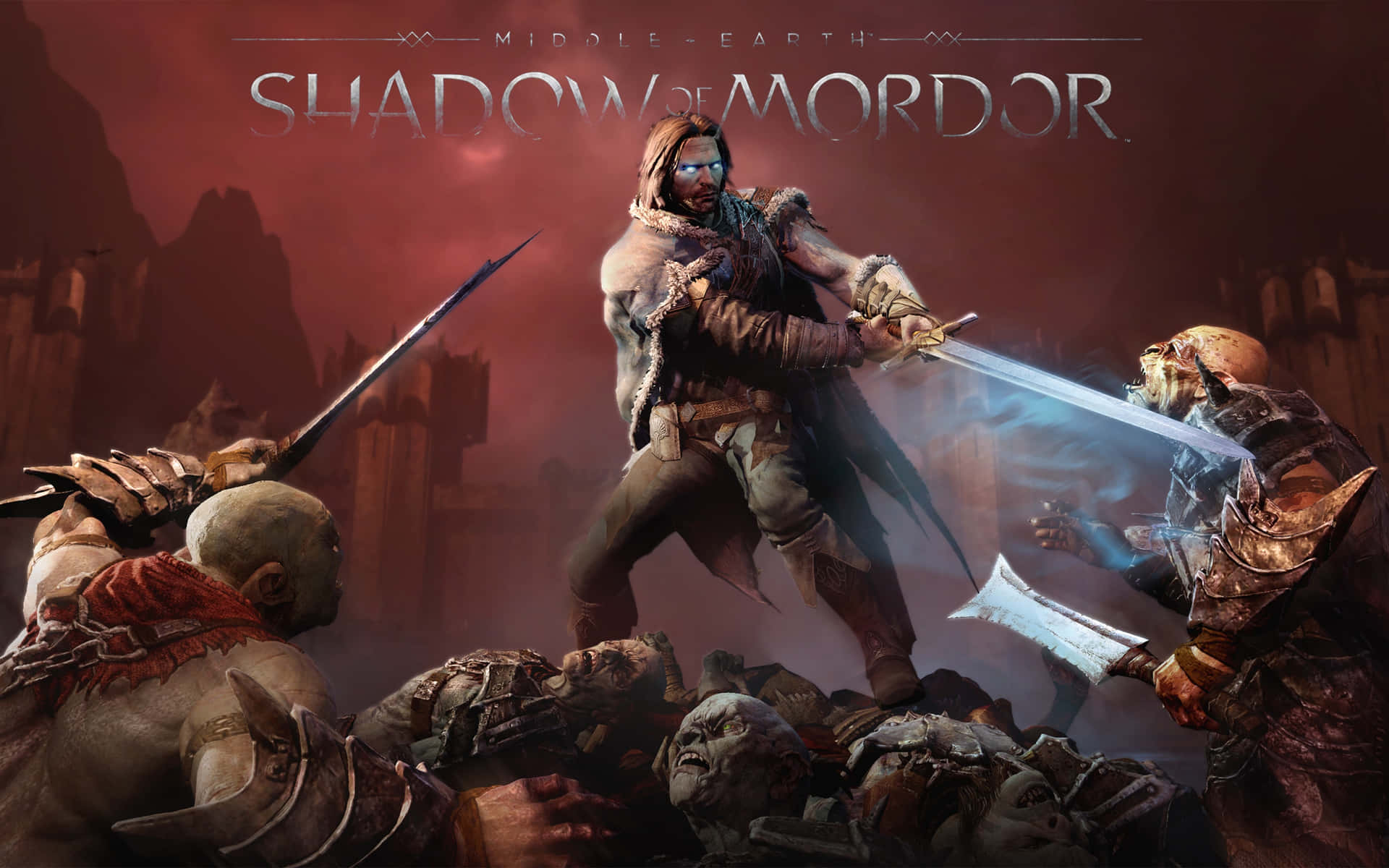 Immerse Yourself in the Epic Shadow Of Mordor Wallpaper