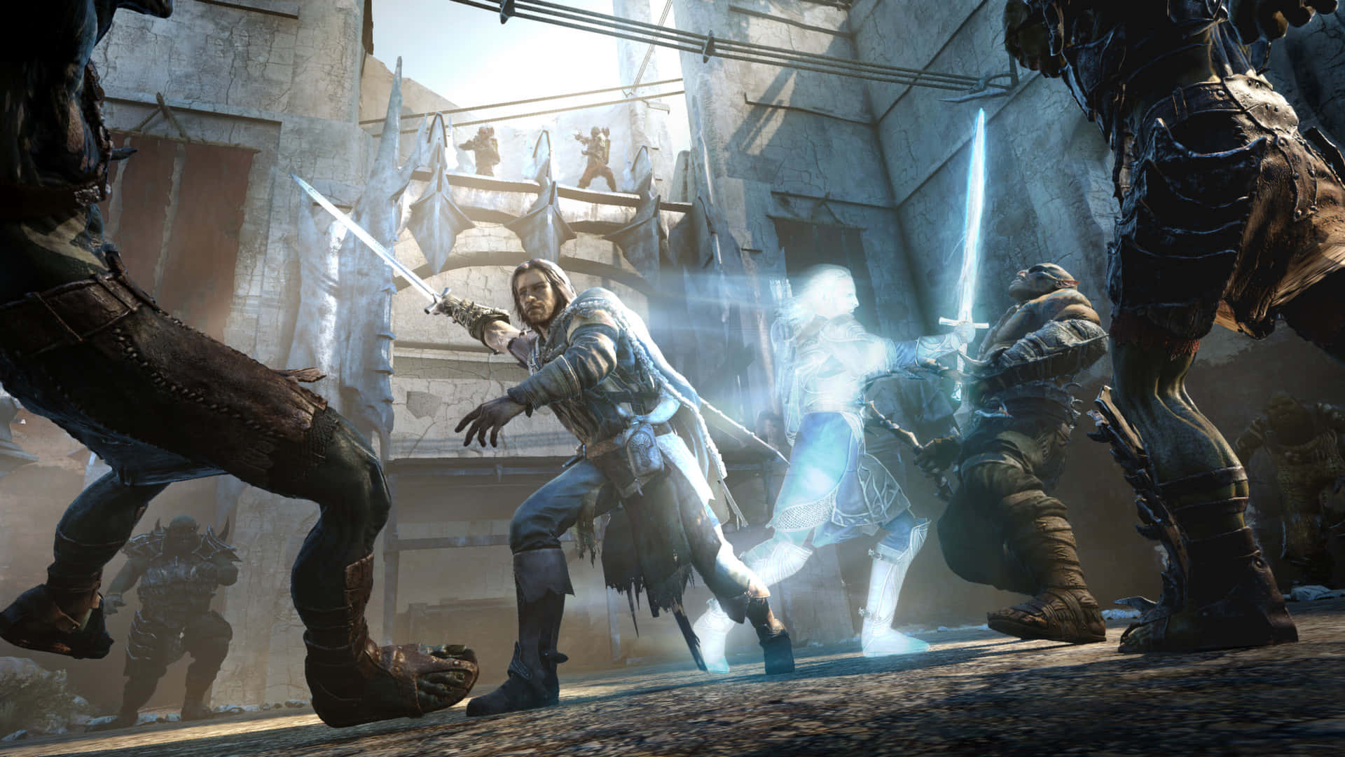 "Gather strength to take on Mordor in Middle-earth in Shadow of Mordor"