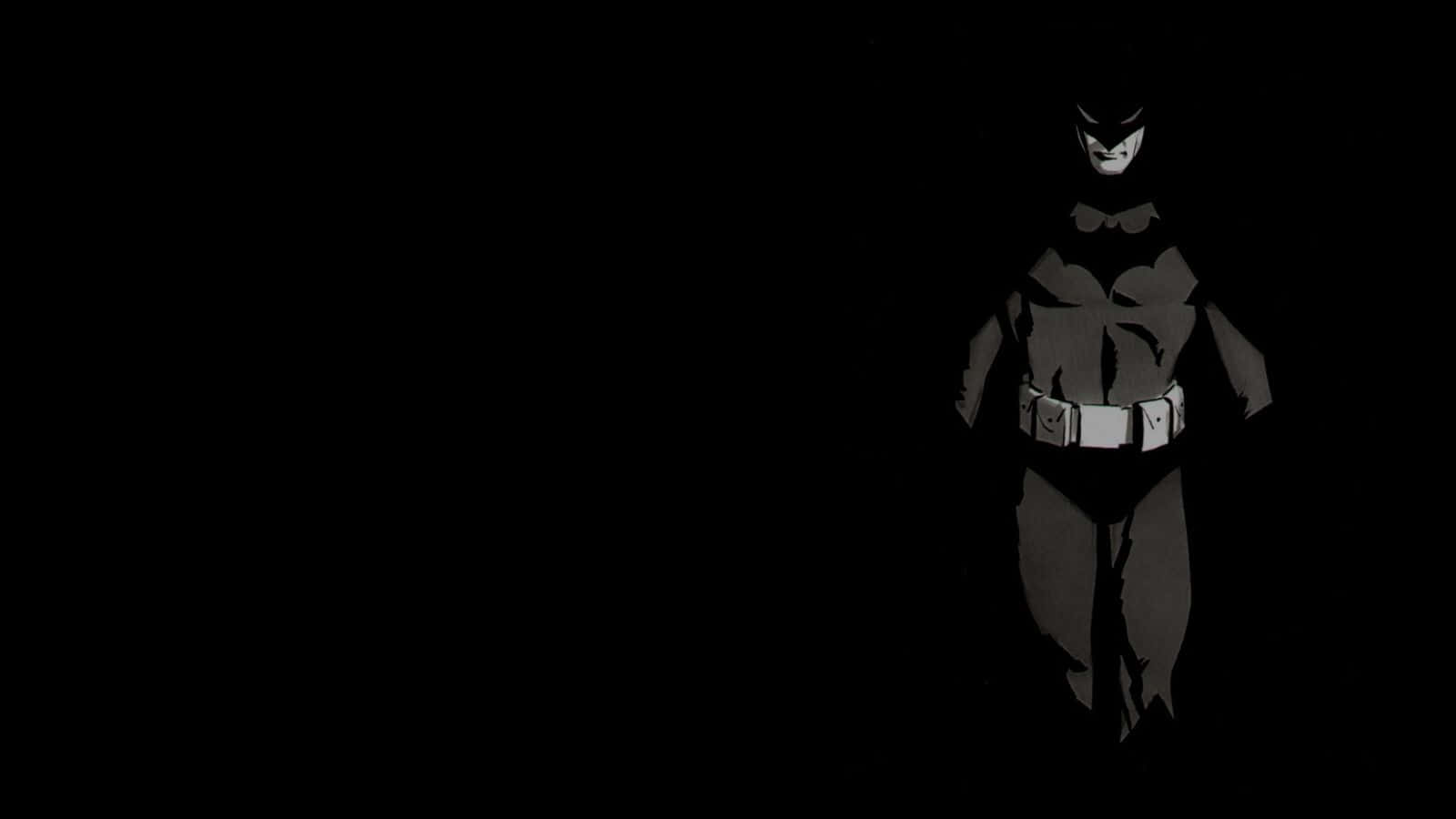 The Mysterious Shadow of the Bat Looms in the Night Sky Wallpaper