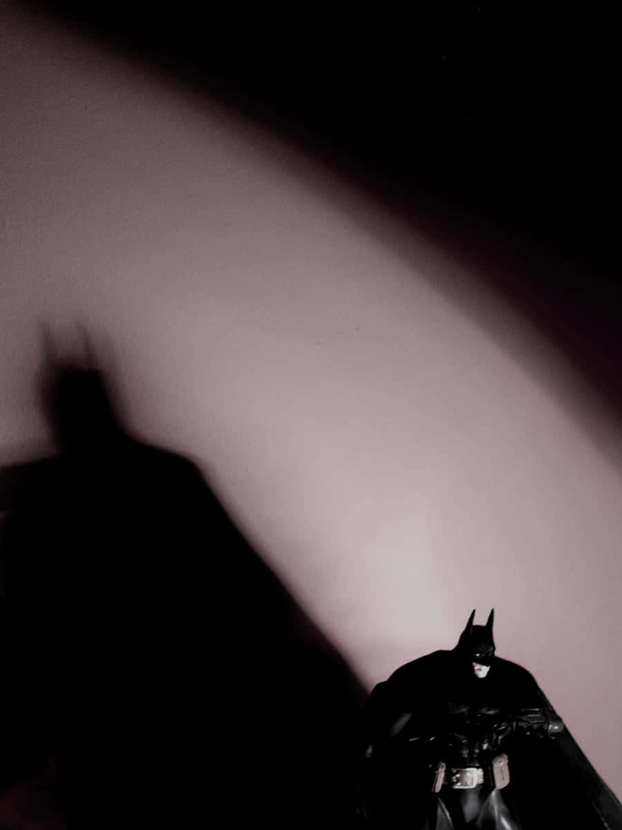 Shadow Of The Bat - Dark and Mysterious Batman Profile Wallpaper