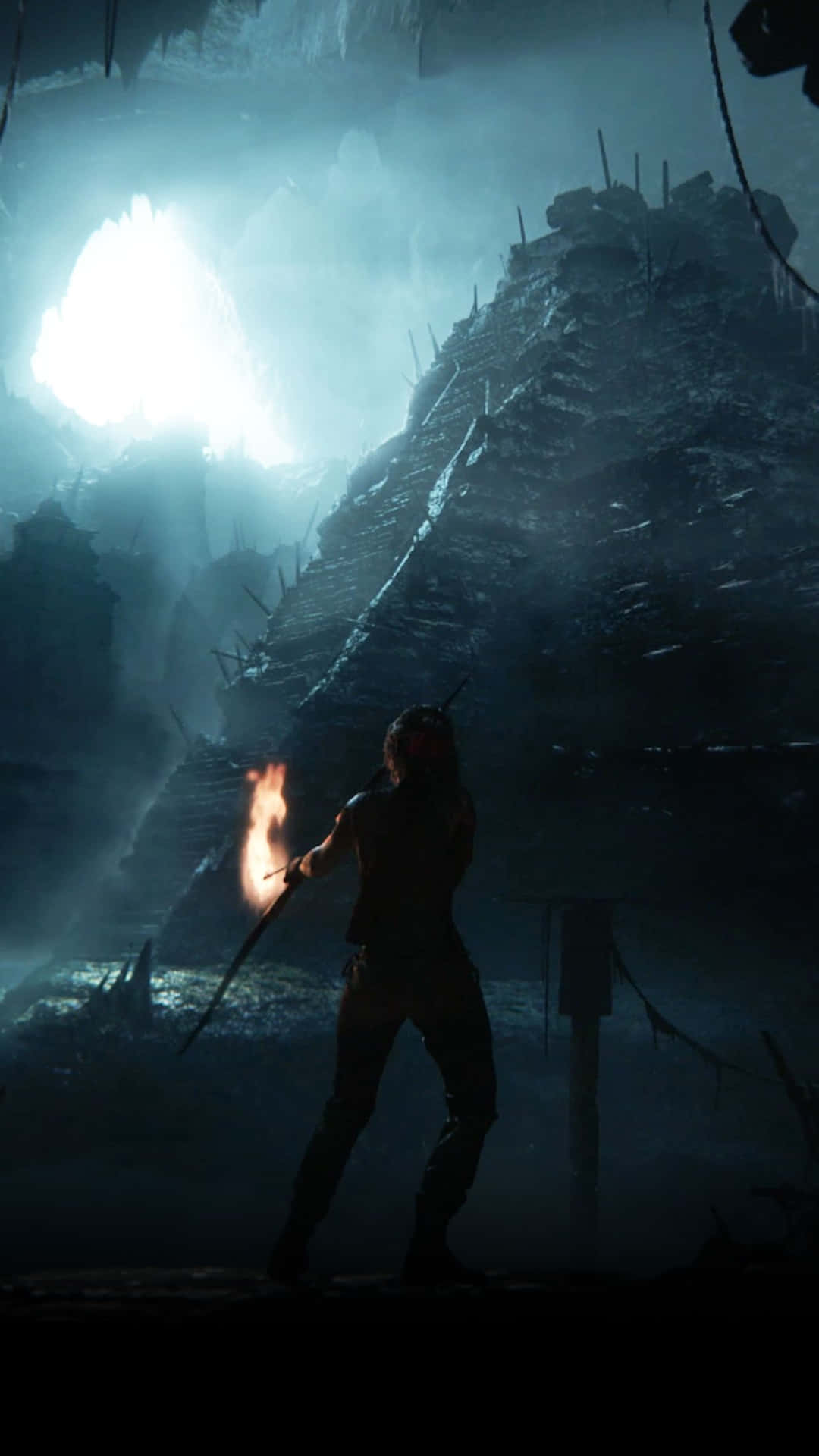 Upptäckkraften Hos Lara Croft I Shadow Of The Tomb Raider