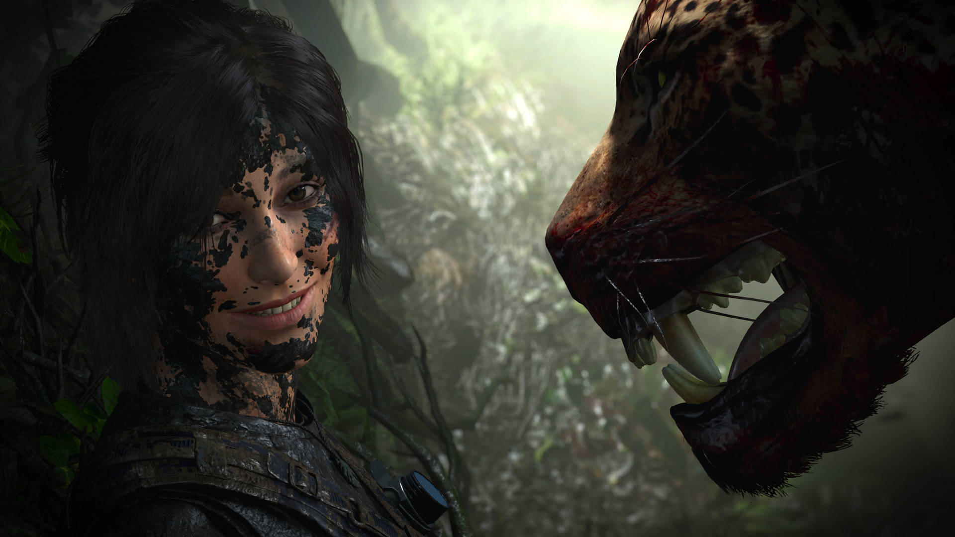 Shadow Of The Tomb Raider Danger Smile Wallpaper