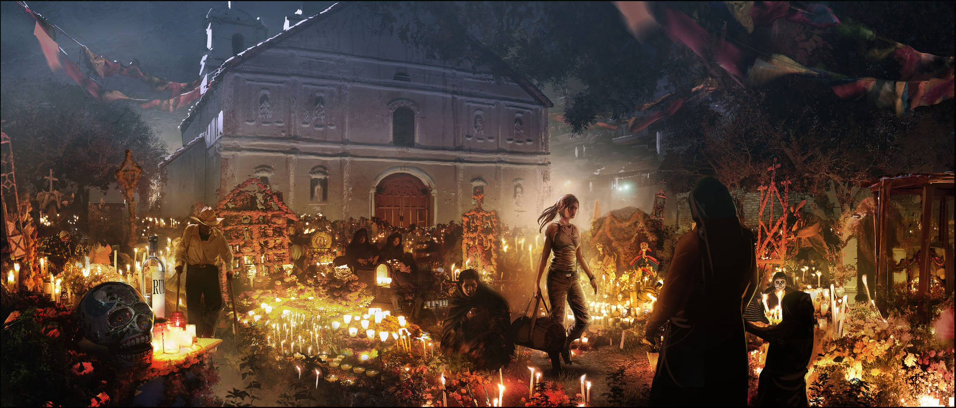 Shadow Of The Tomb Raider Day Of The Dead Wallpaper