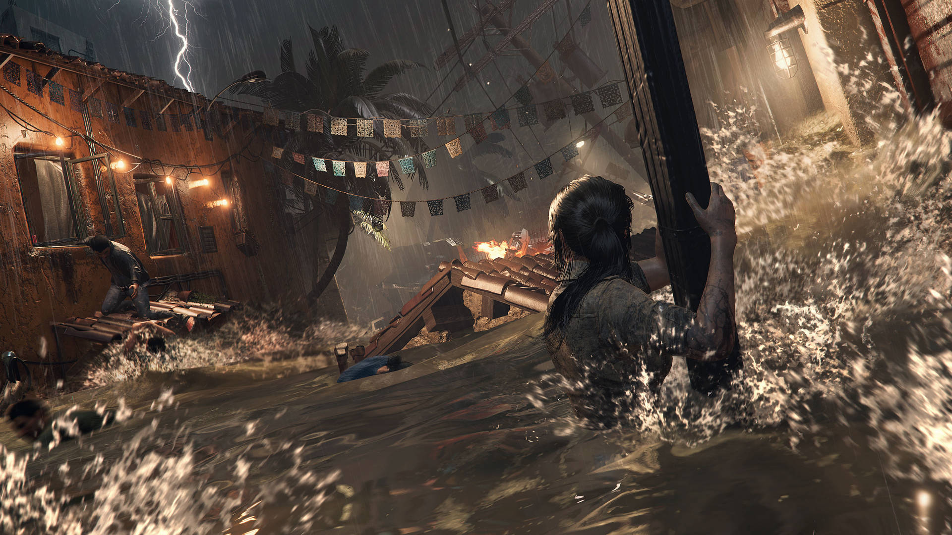 Shadow Of The Tomb Raider Heavy Floods 4K Wallpaper