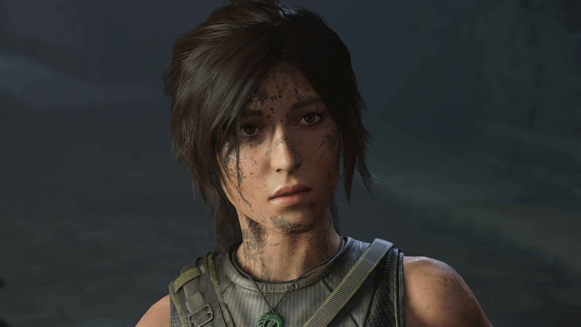 Shadow Of The Tomb Raider Lara Face Wallpaper
