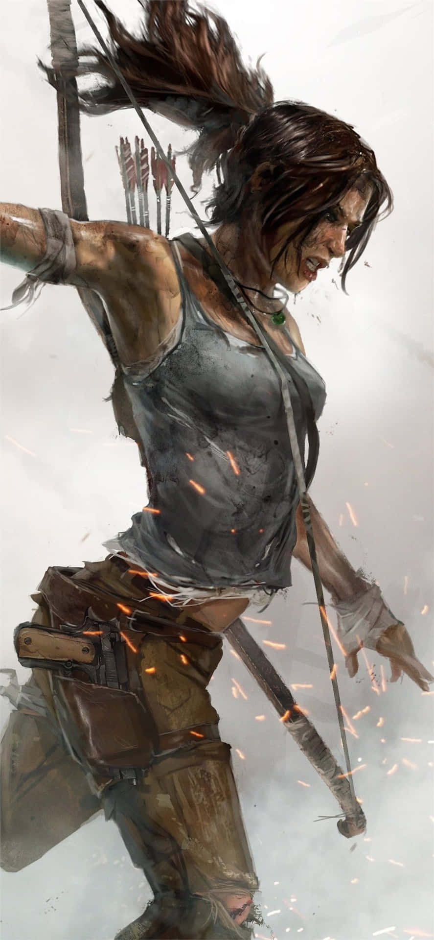 Embark on a thrilling adventure in Tomb Raider Wallpaper