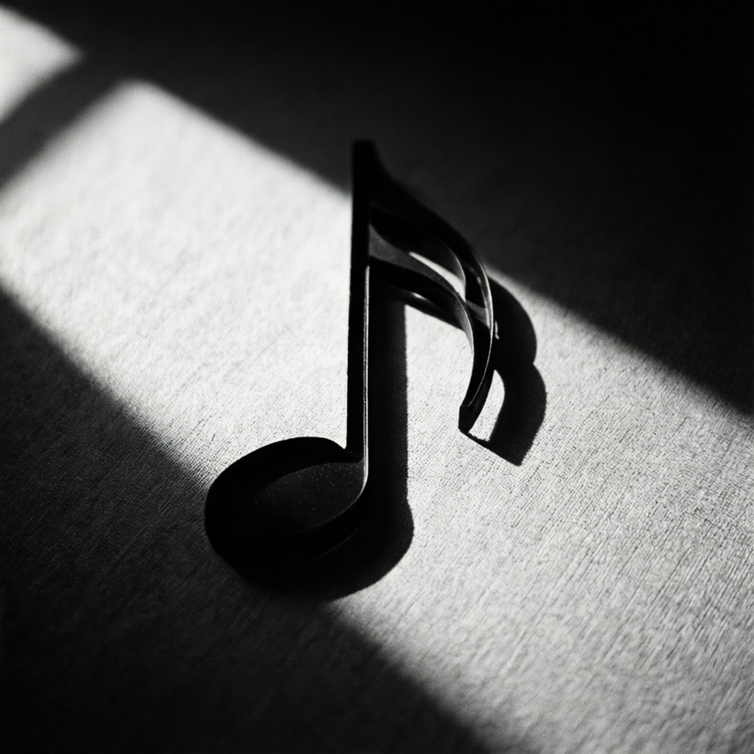 Shadow Play Eighth Note Wallpaper
