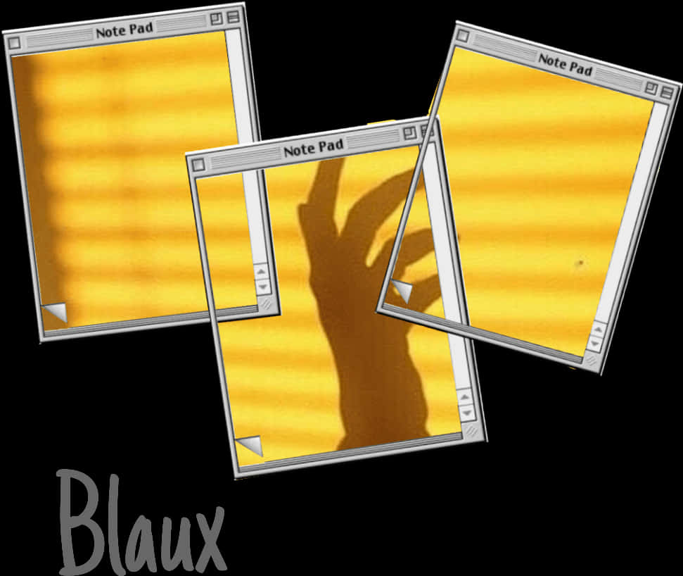 Shadow Play_ Notepad Illusion PNG