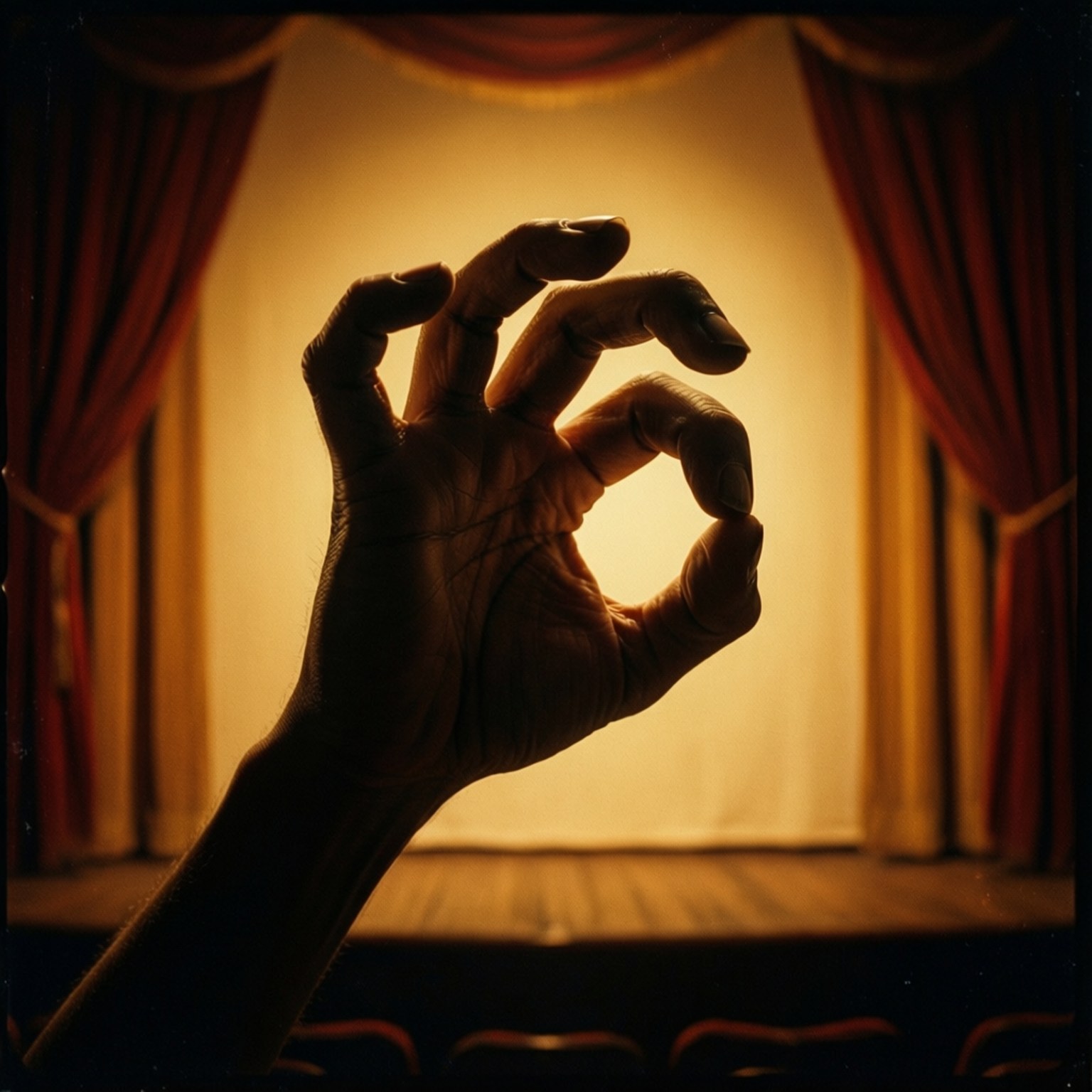 Shadow Puppet Hand Wallpaper