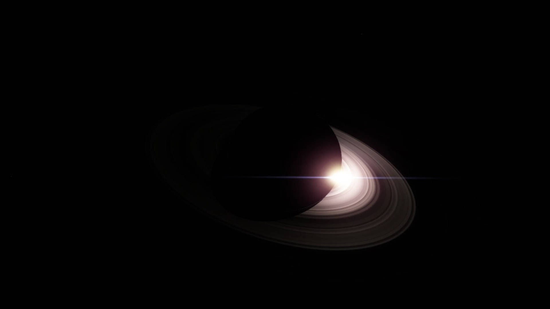 Shadow Saturn 4k Background