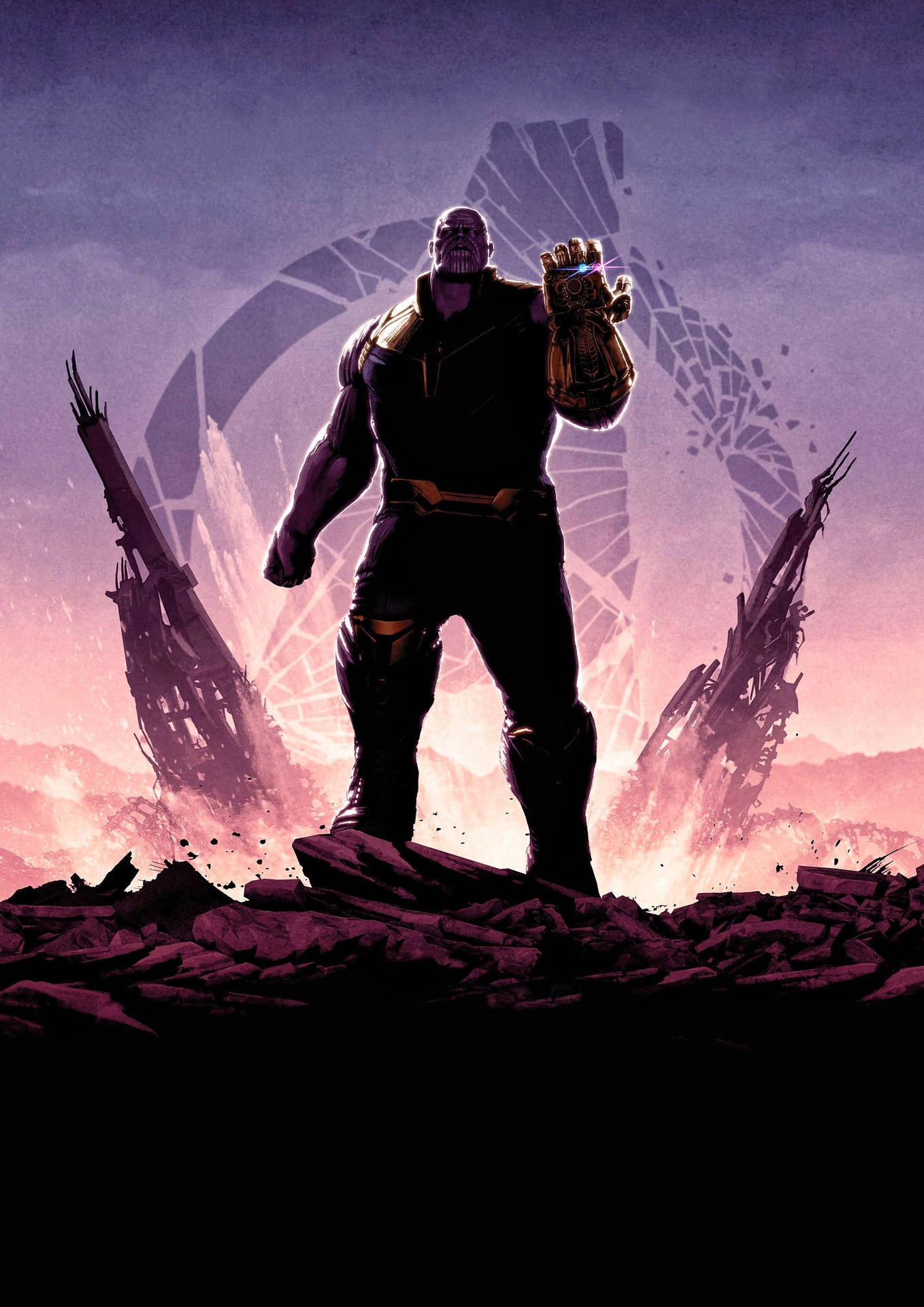 Shadow Thanos Hd Wallpaper