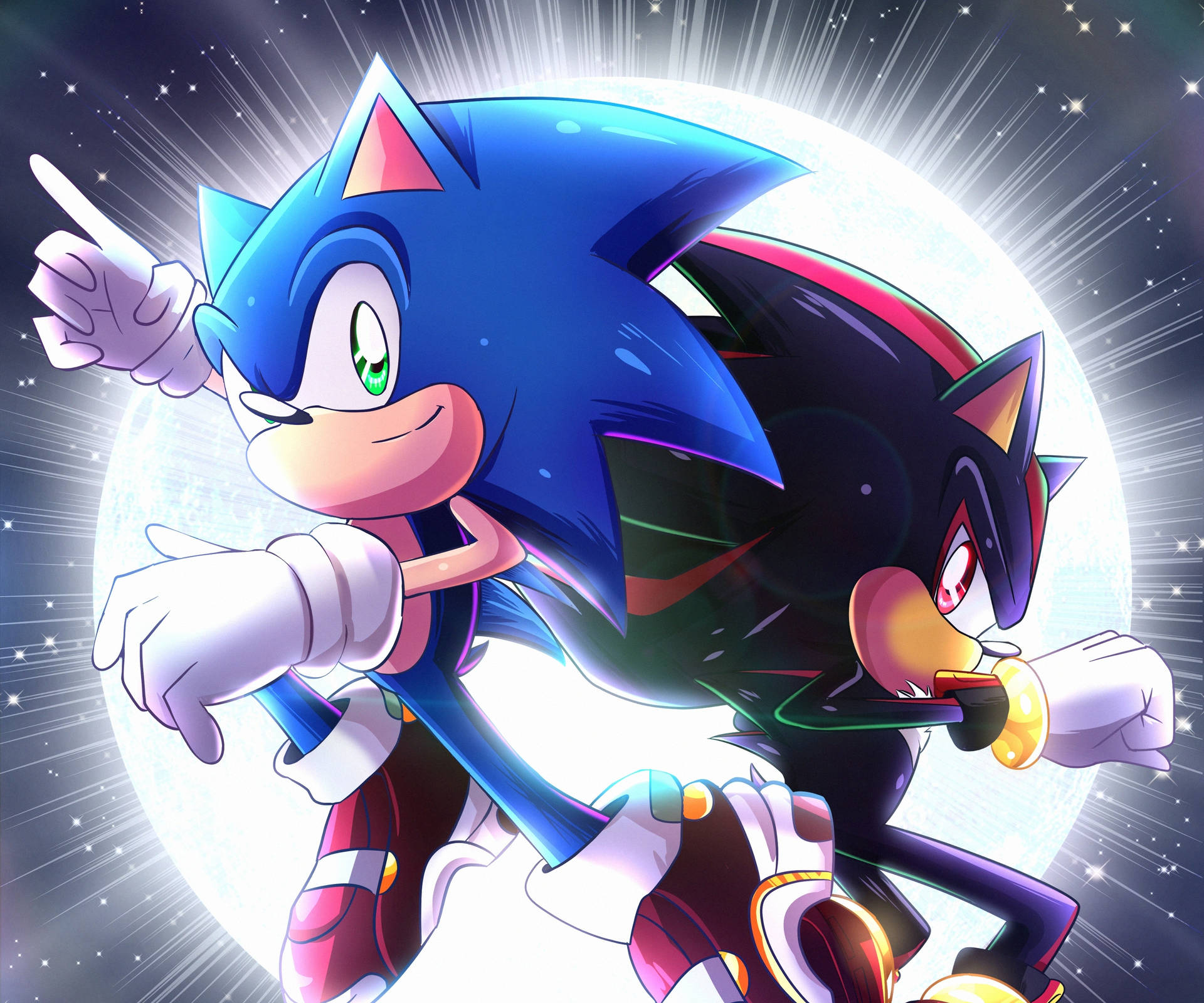 Shadow The Hedgehog And Sonic Wallpaper