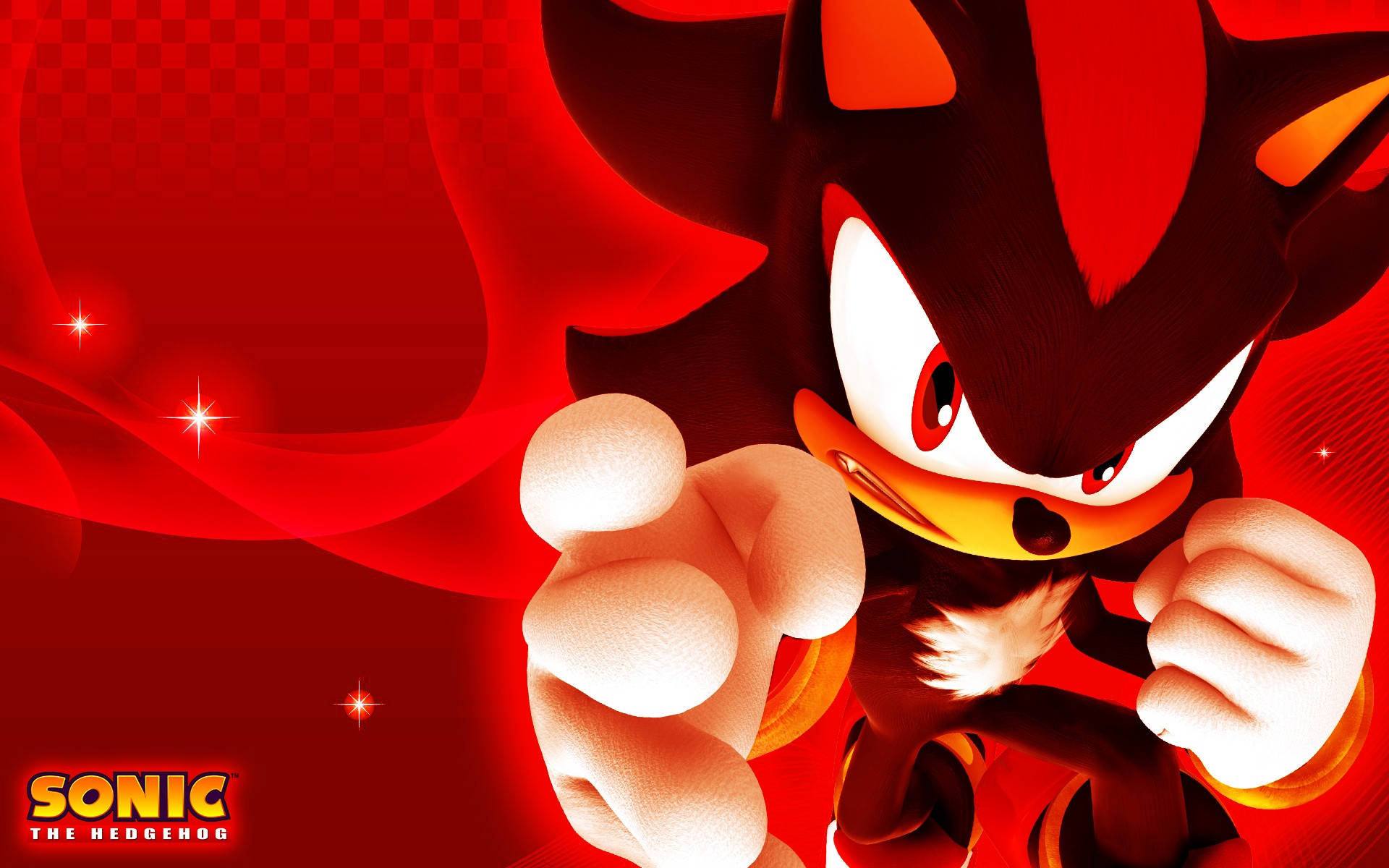 Shadow The Hedgehog Flaming Red Wallpaper