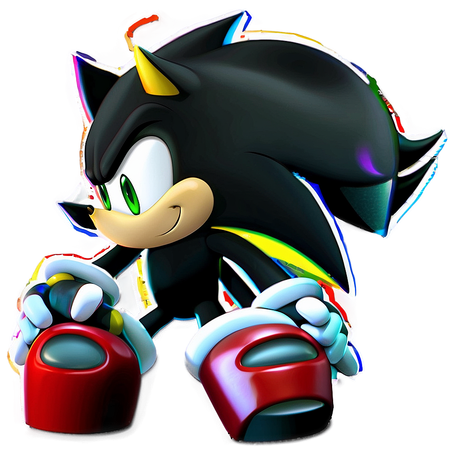 Shadow The Hedgehog Iconic Look Png 80 PNG