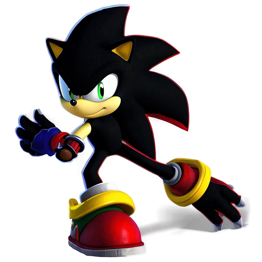 Download Shadow The Hedgehog In Action Png Obu | Wallpapers.com