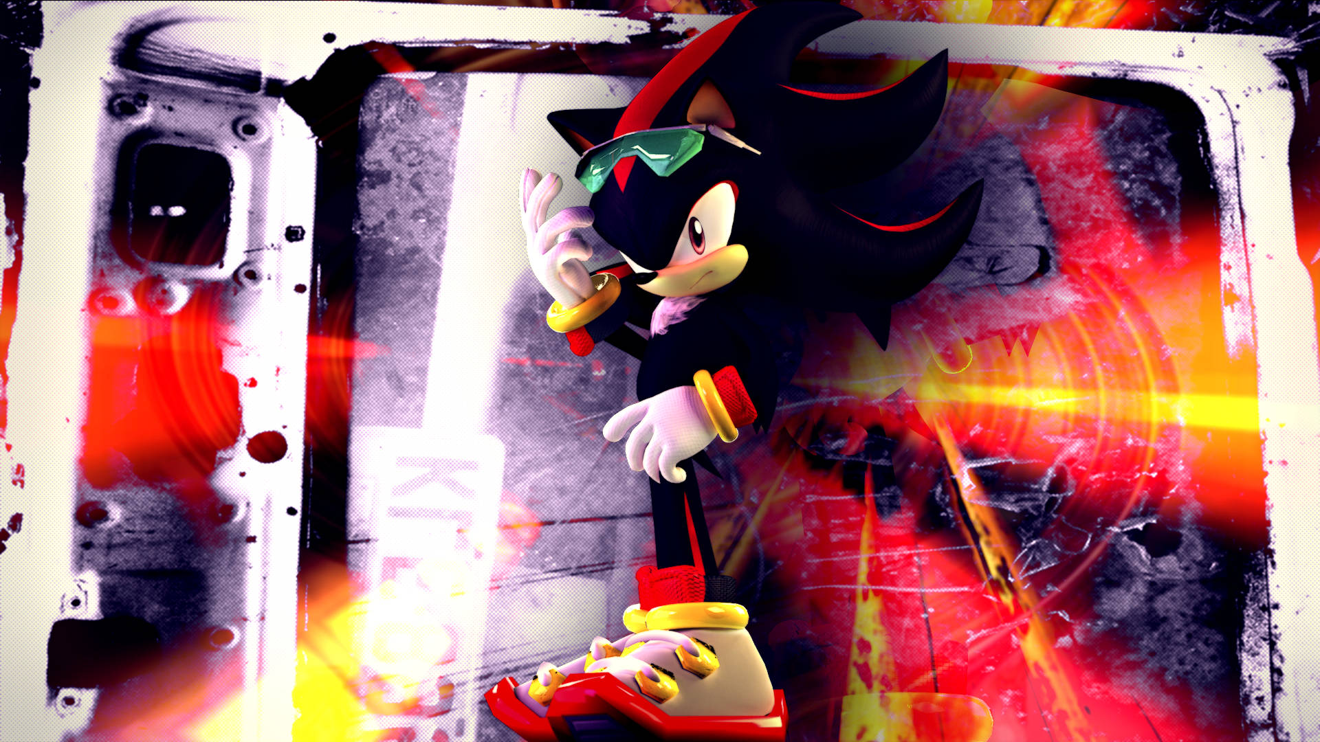 Shadow the Hedgehog from Sonic Adventure 2 by Light-Rock