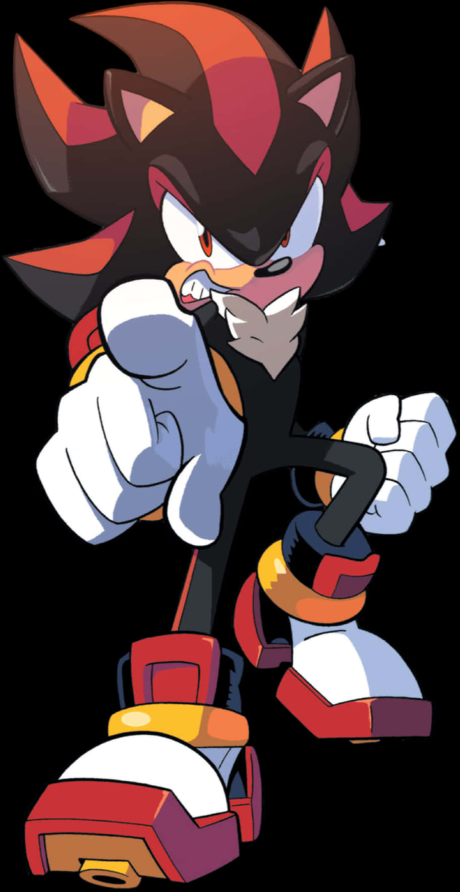 Shadow The Hedgehog Pointing PNG