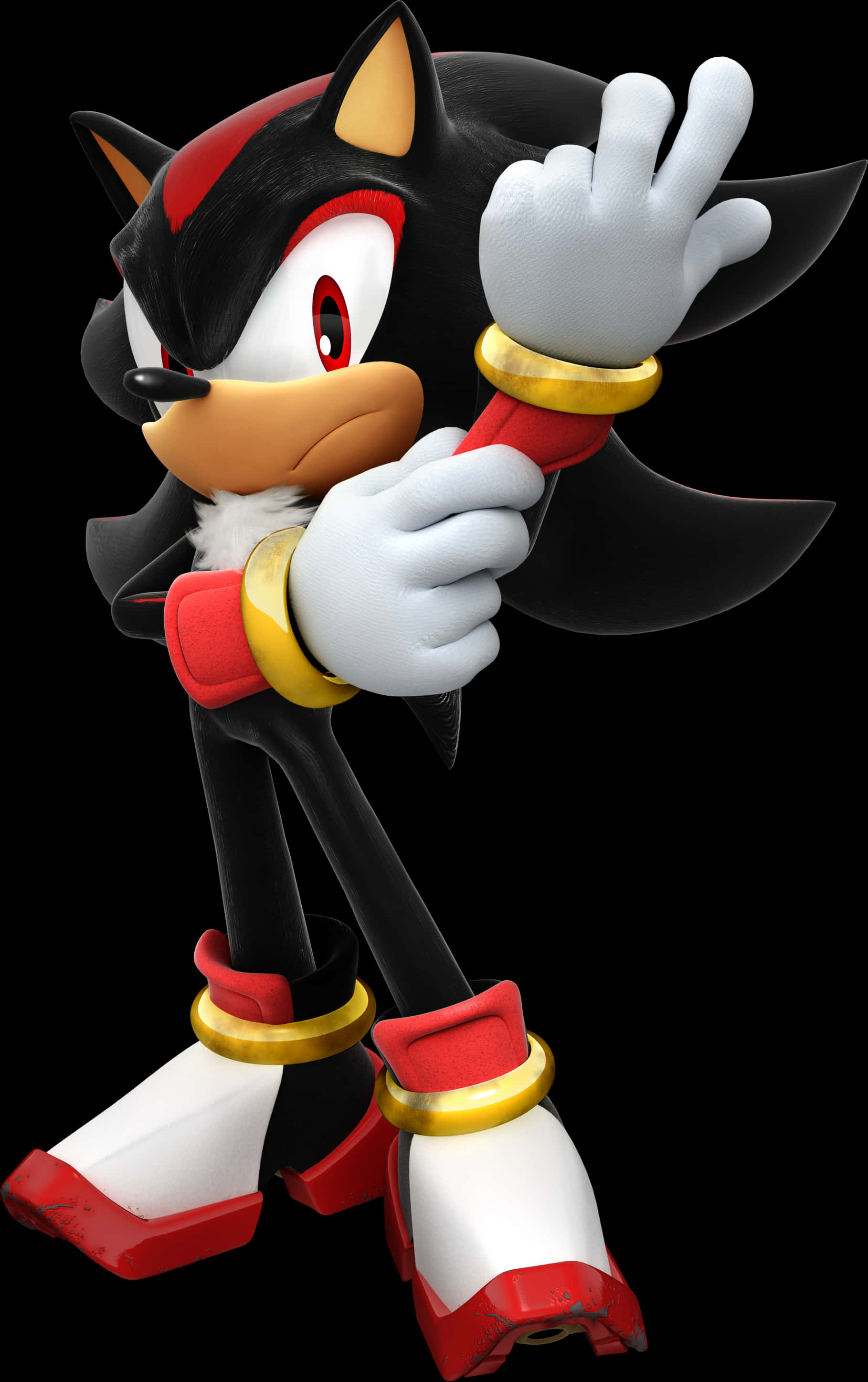 Shadow The Hedgehog Pose PNG