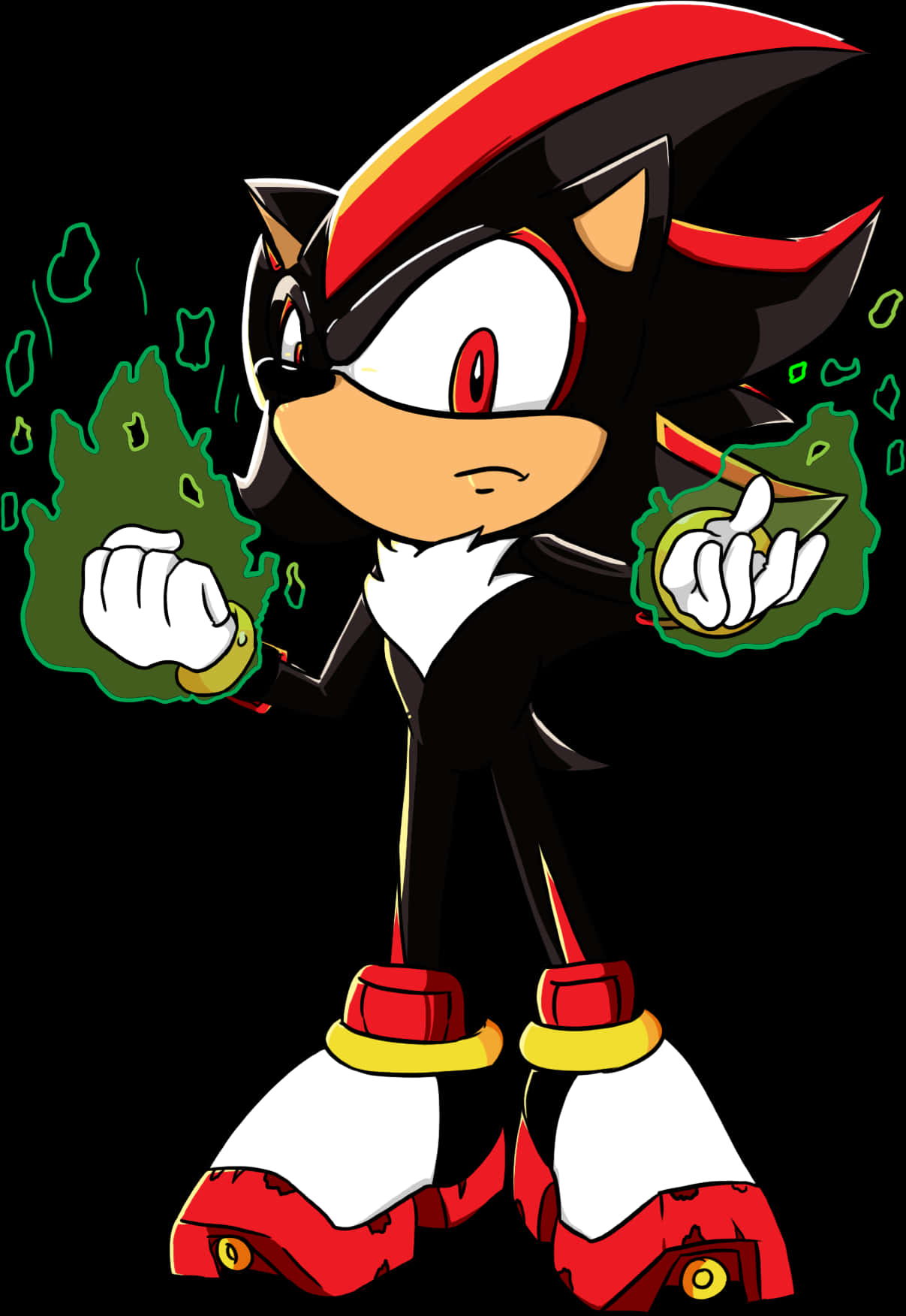 Shadow The Hedgehog Standing PNG