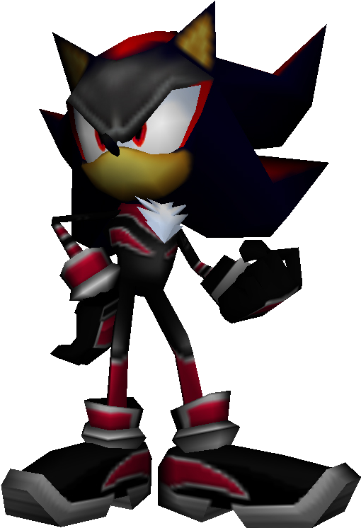 Download Shadow The Hedgehog Standing Pose | Wallpapers.com