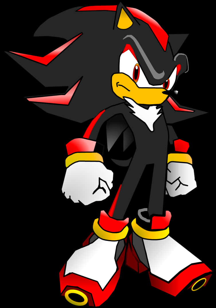 Shadow The Hedgehog Standing PNG