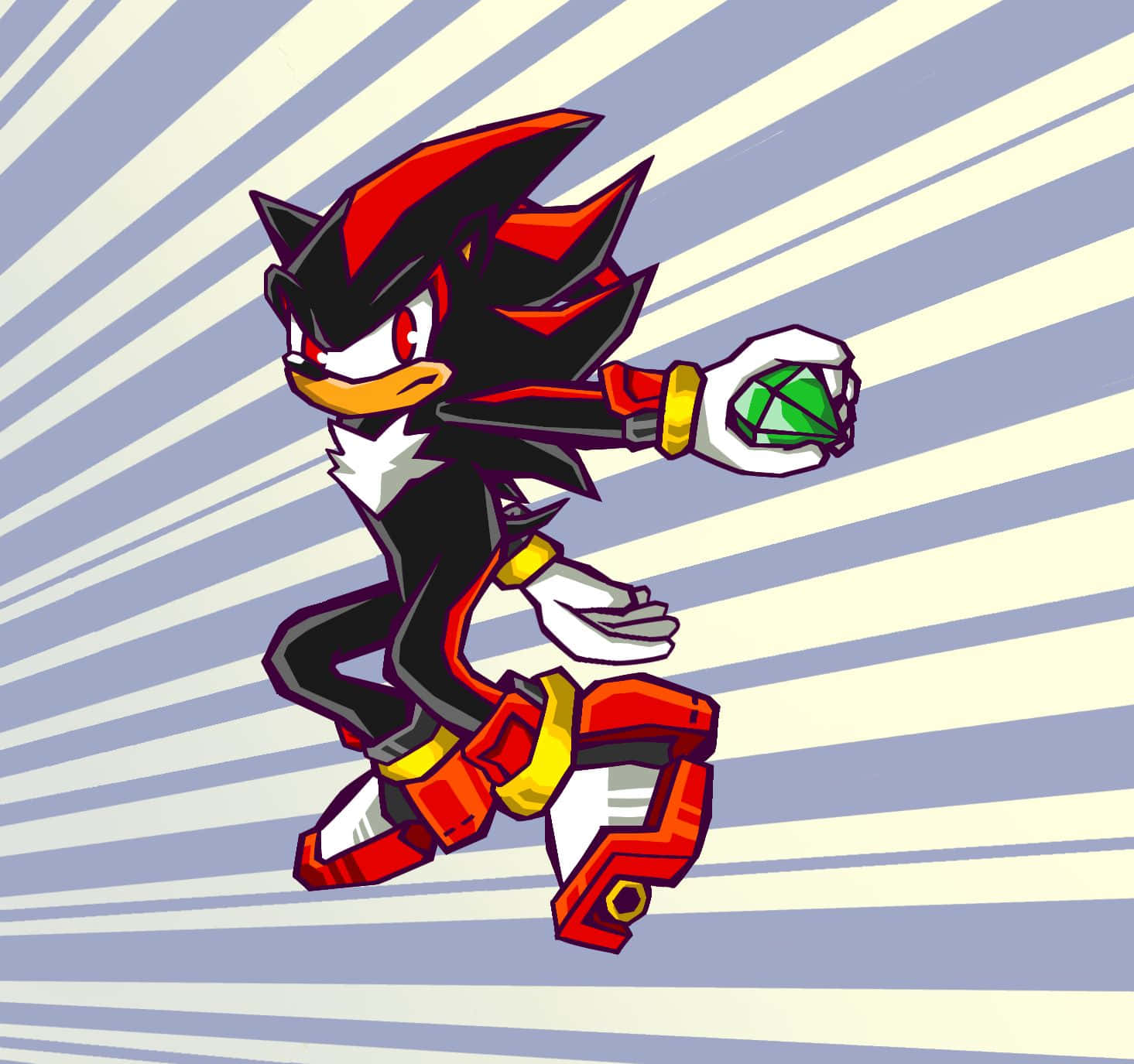 Shadow The Hedgehog Met Chaos Emerald Achtergrond