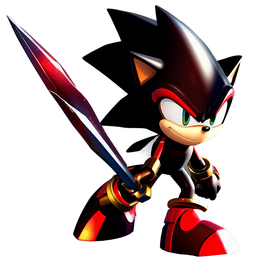 Download Shadow The Hedgehog With Chaos Spear Png 05232024 | Wallpapers.com