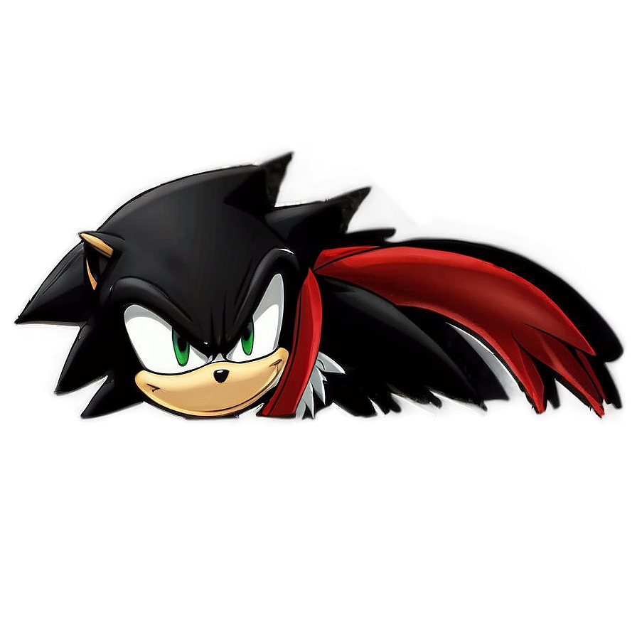 Shadow The Hedgehog With Scarf Png 05232024 PNG