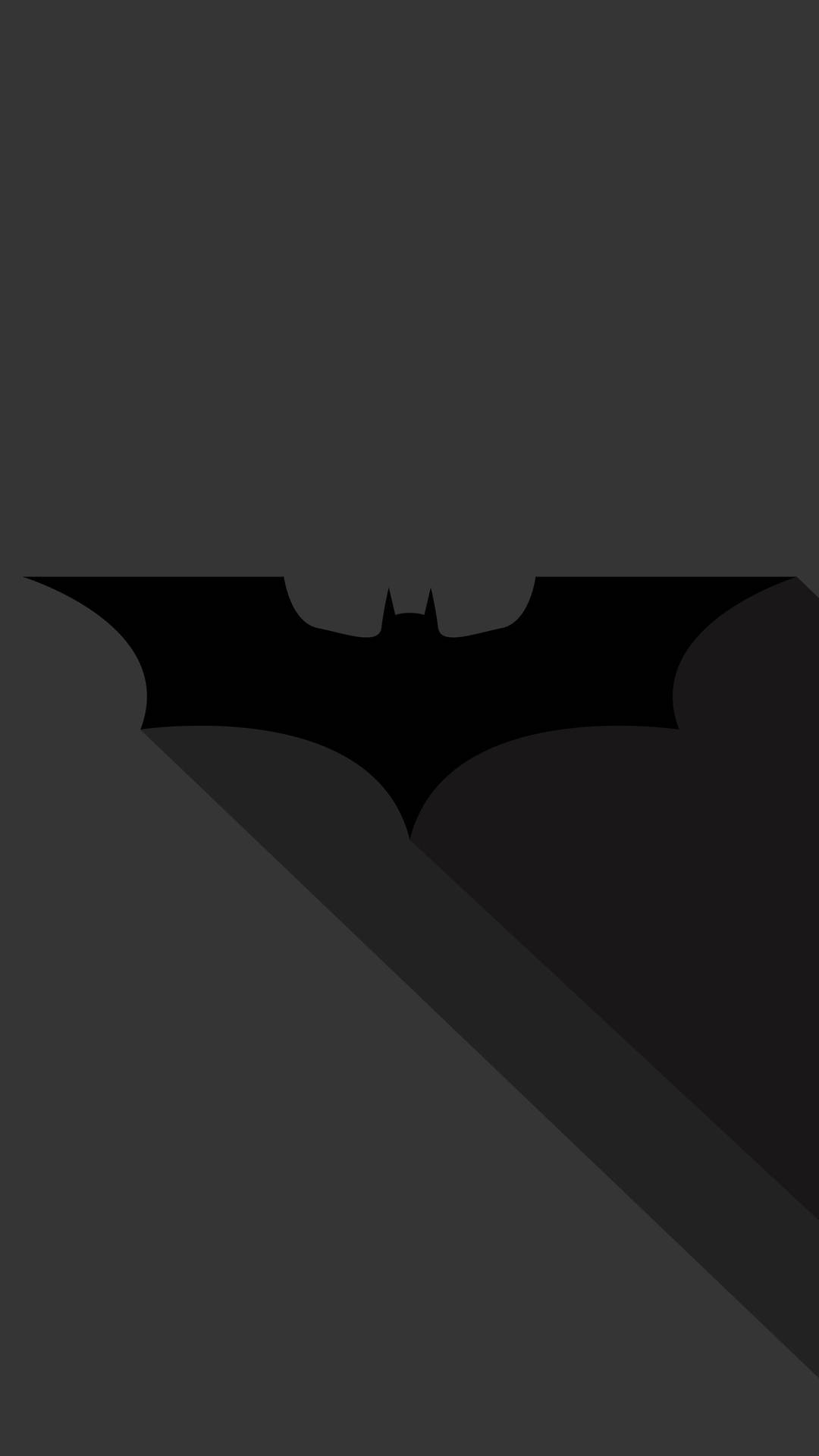 Shadowed Batman Logo iPhone Wallpaper