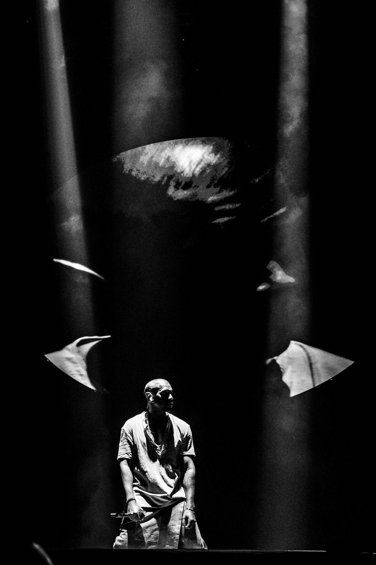 Shadowed Kanye West Android Background
