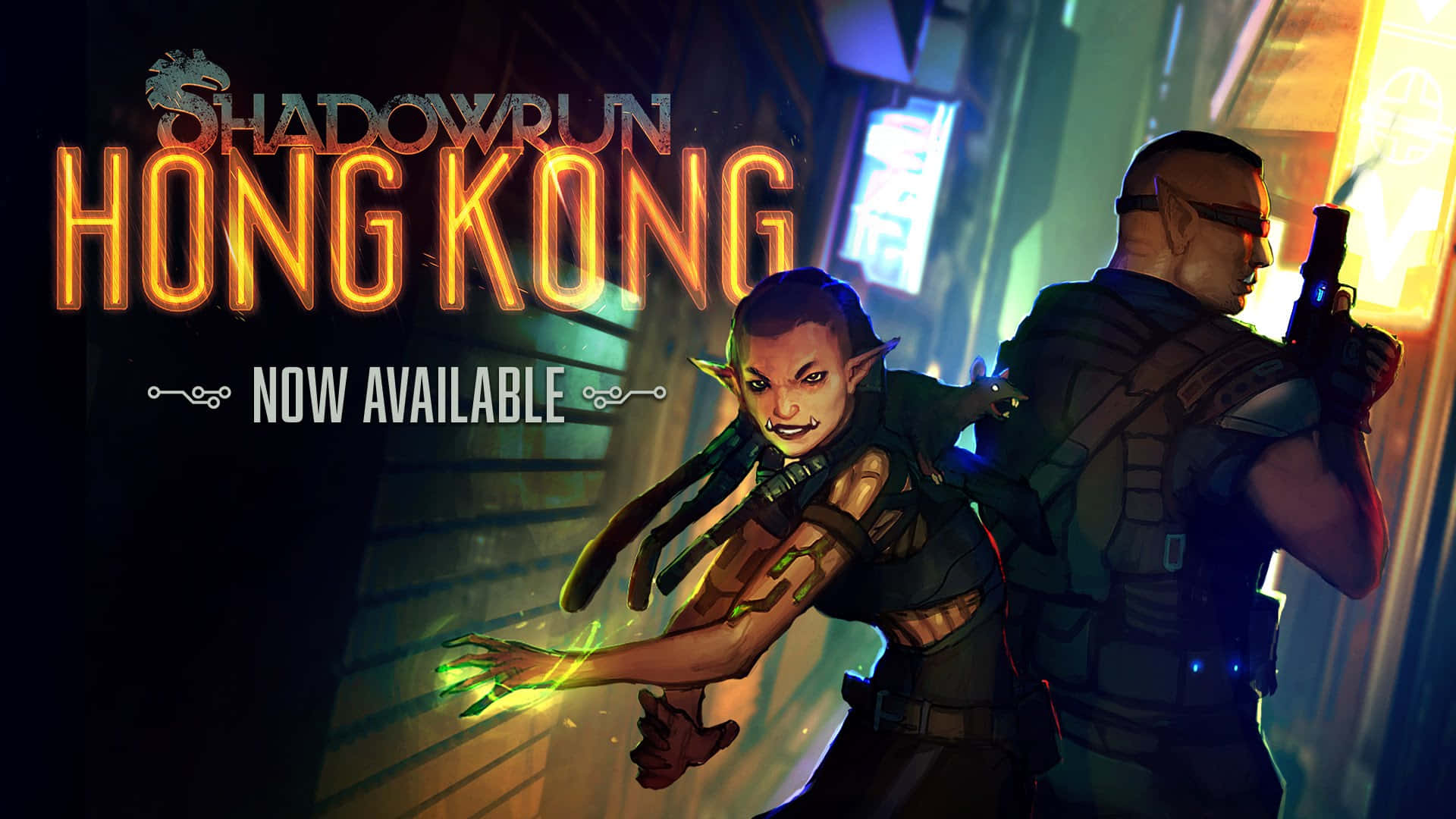 A glimpse into the dangerous yet thrilling world of Shadowrun Wallpaper