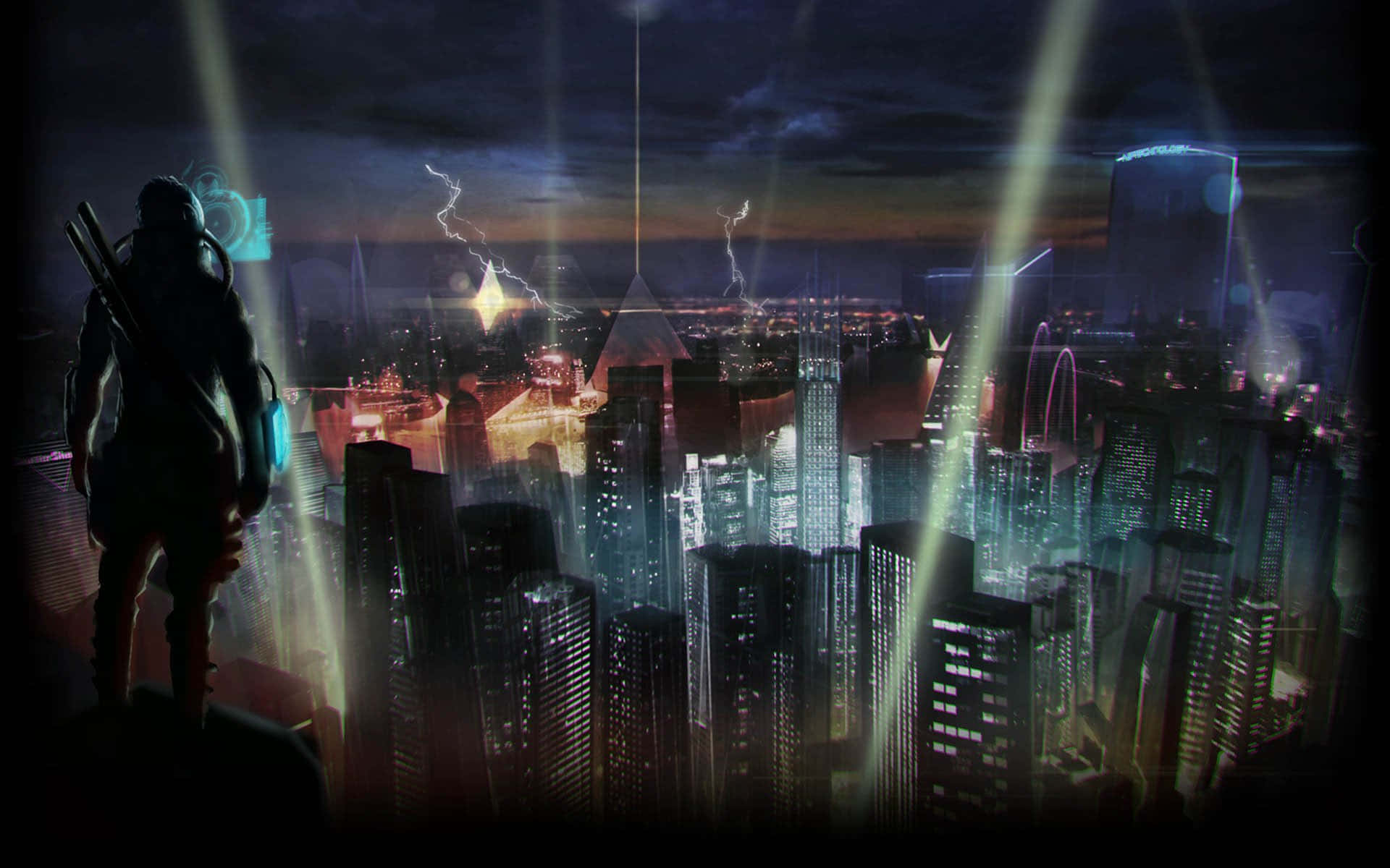 "Explore the Futuristic Shadowrun Universe" Wallpaper