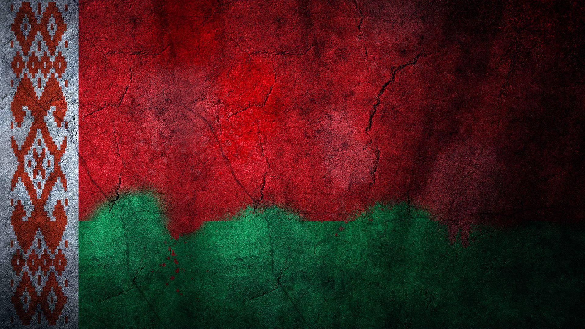Shadowy Belarus Flag Wallpaper