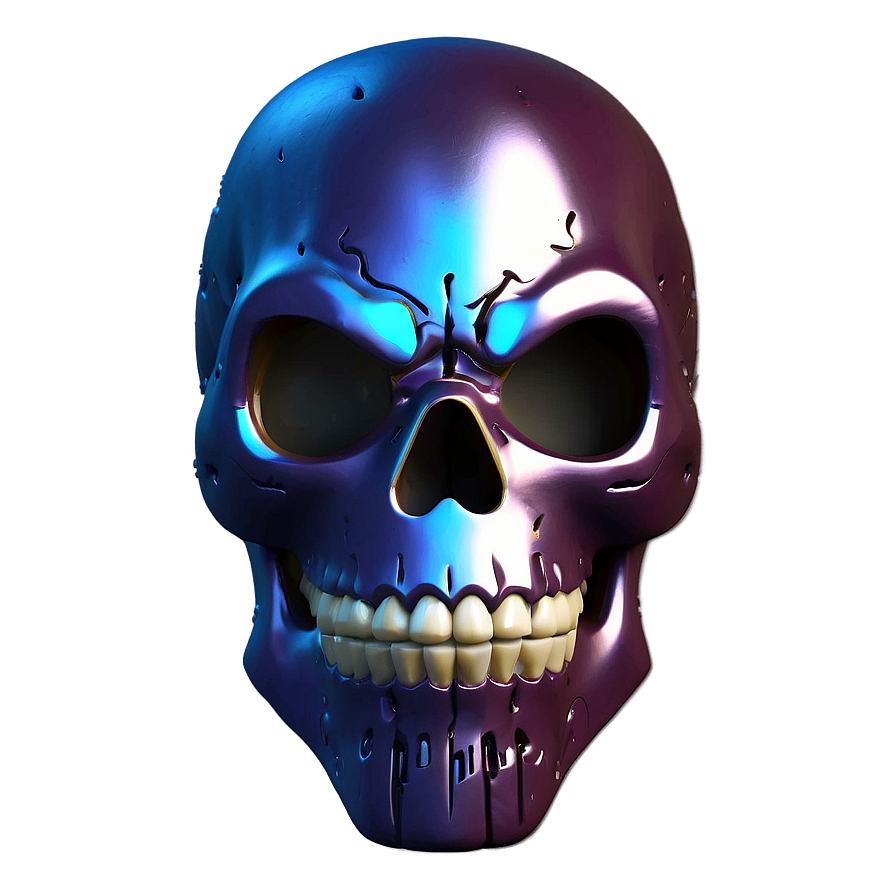 Shadowy Purple Skull Trooper Figure Png War80 PNG