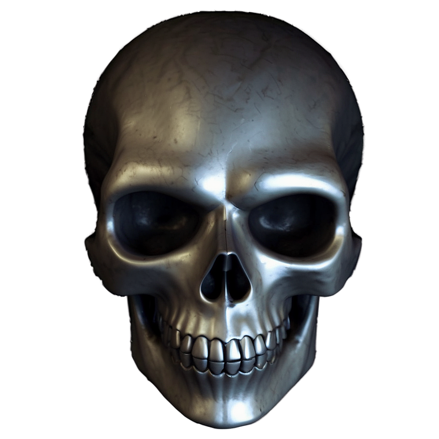 Shadowy Skull Representation Png A PNG