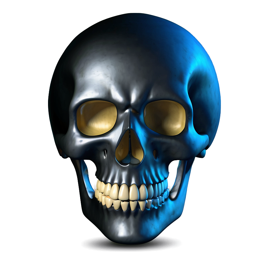 Shadowy Skull Representation Png C PNG