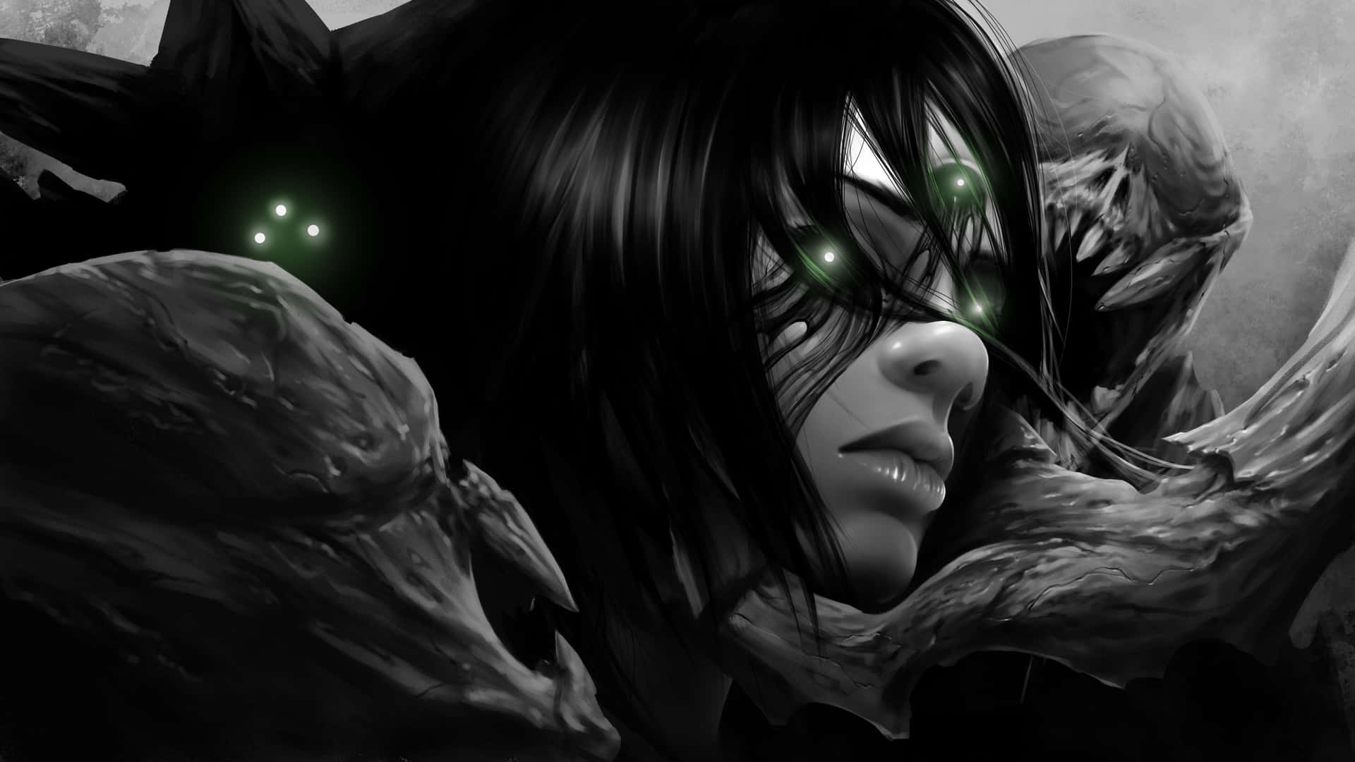 Shadowy Vision Of Eris Morn Wallpaper