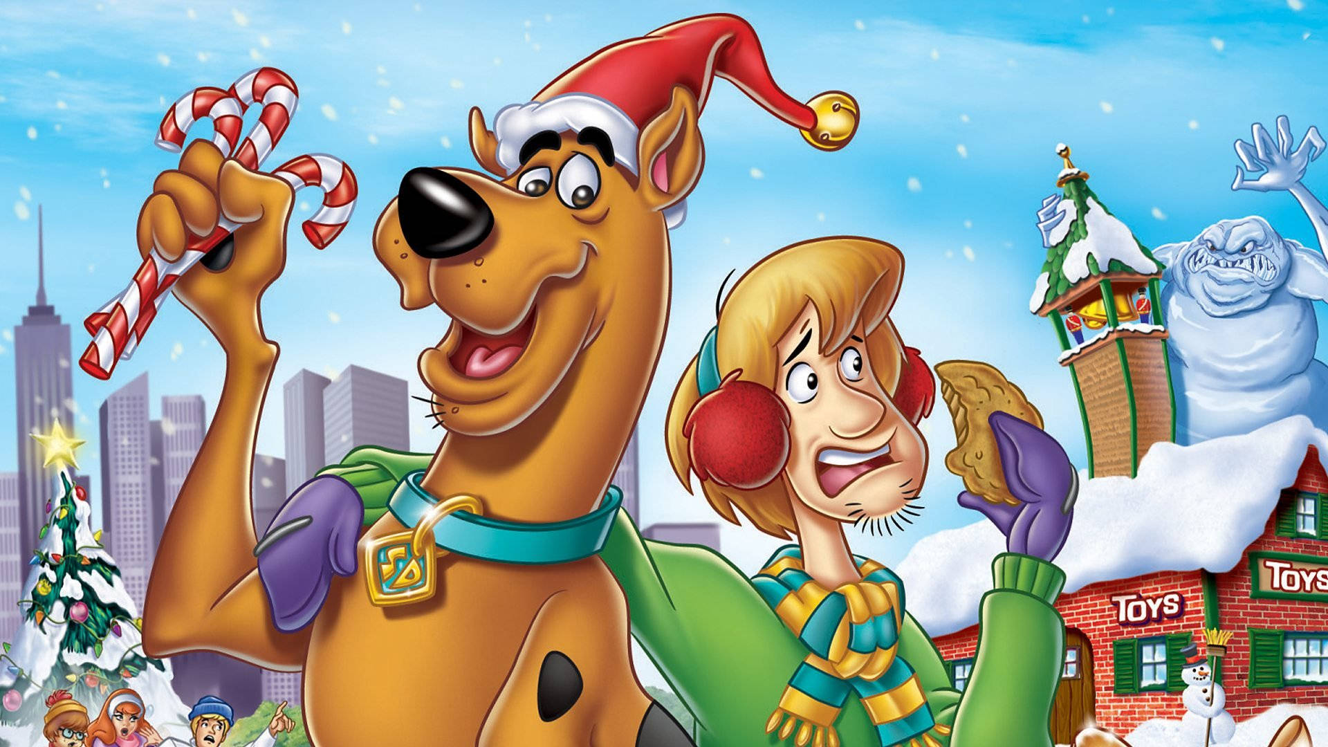 Shaggy And Scooby Doo Christmas Wallpaper