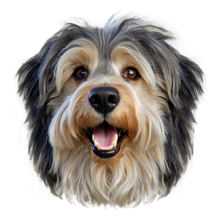 Shaggy Dog Face Texture Png 25 PNG