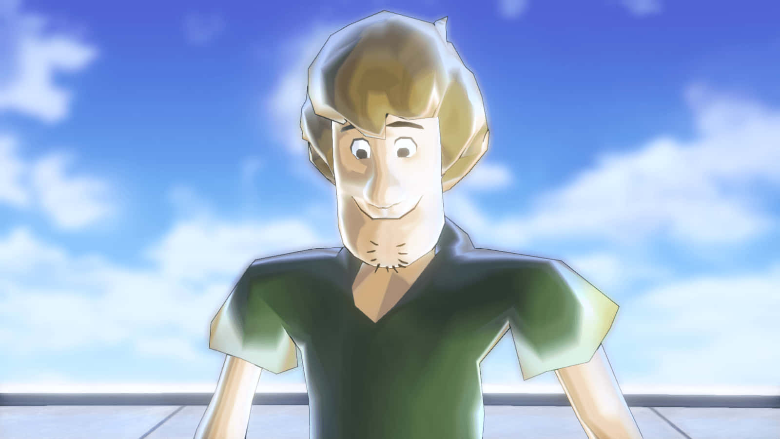 Shaggy Rogers, the lovable character from Scooby-Doo Wallpaper