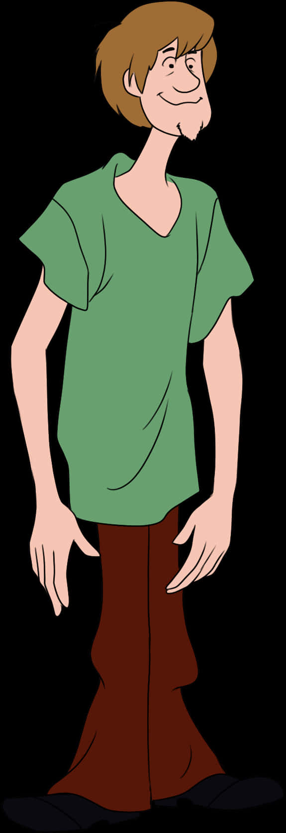 Shaggy Rogers, en elskelig medlem af Scooby Doo-holdet. Wallpaper