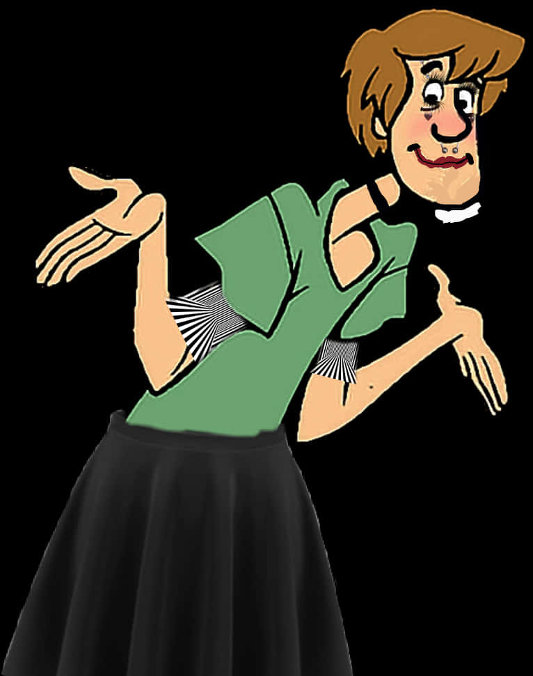 Shaggy Rogers Scooby Doo Character PNG