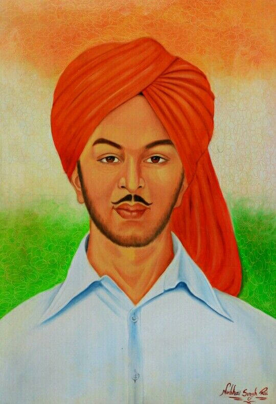 Shahid Bhagat Singh Famous Image