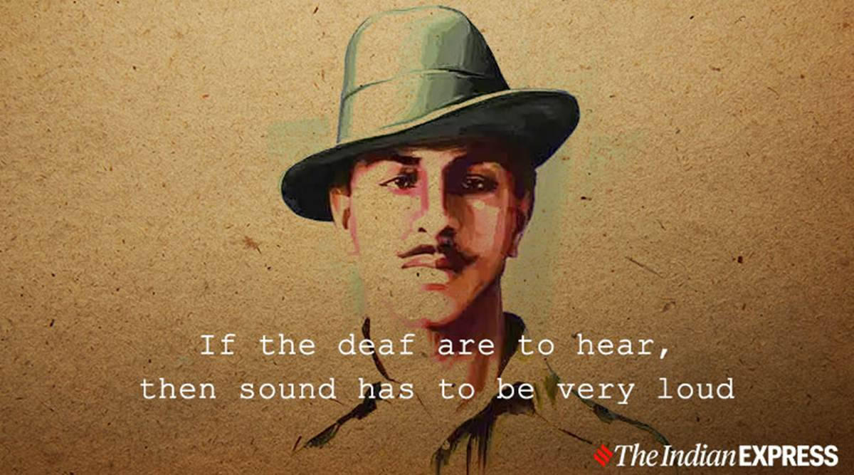 Ilustraciónvintage De Shaheed Bhagat Singh Fondo de pantalla