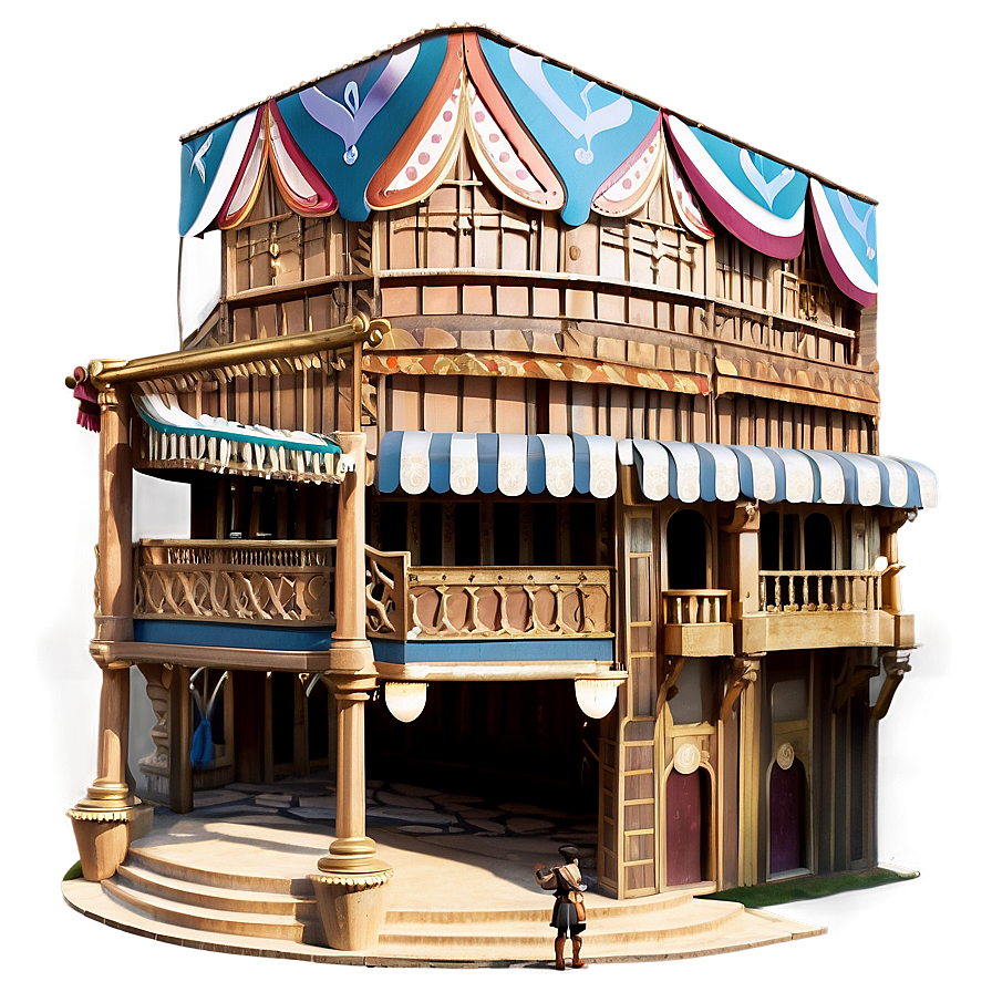 Shakespearean Theatre Setting Png Gui16 PNG