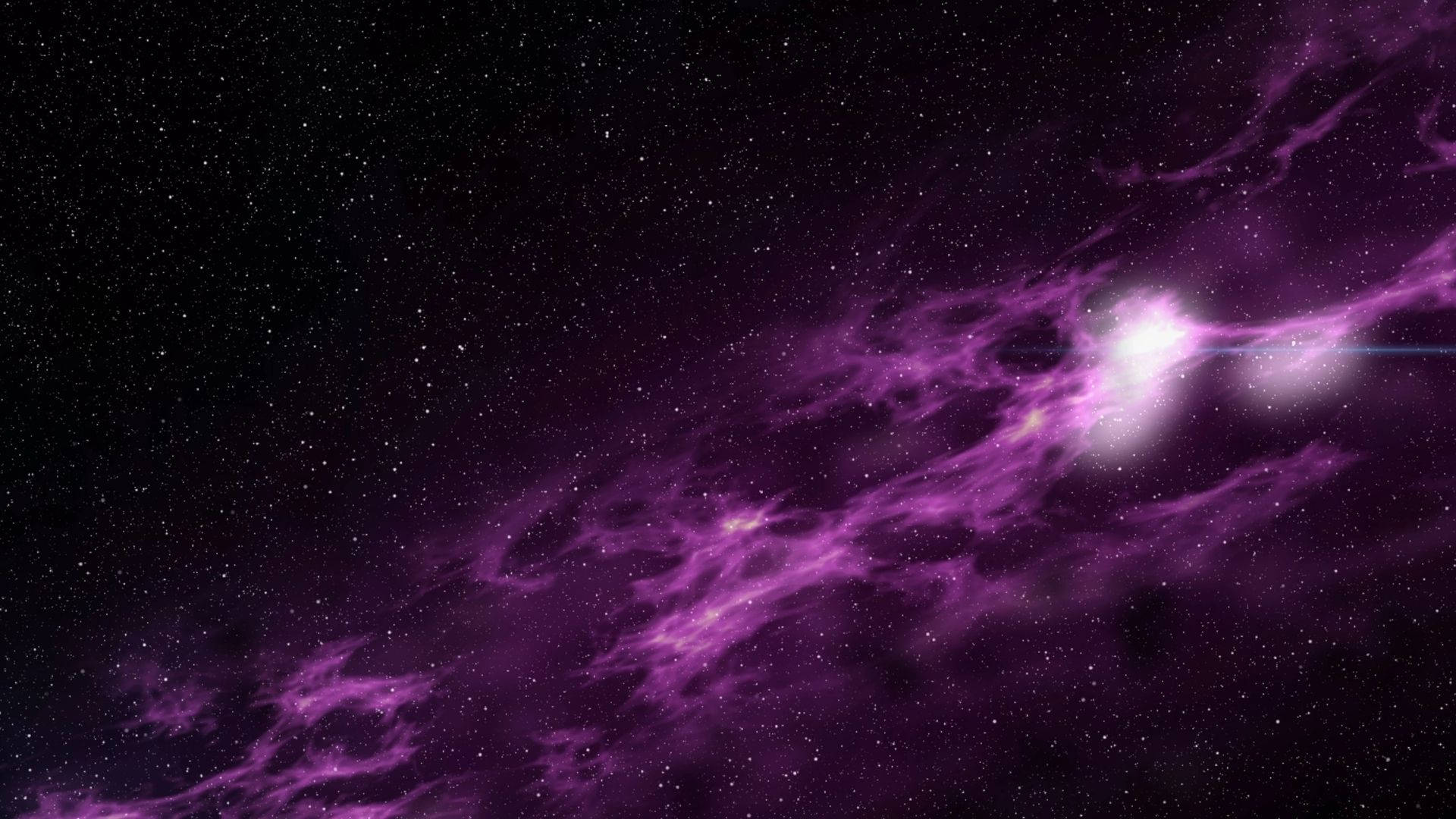 Shallow Purple Galaxy Background