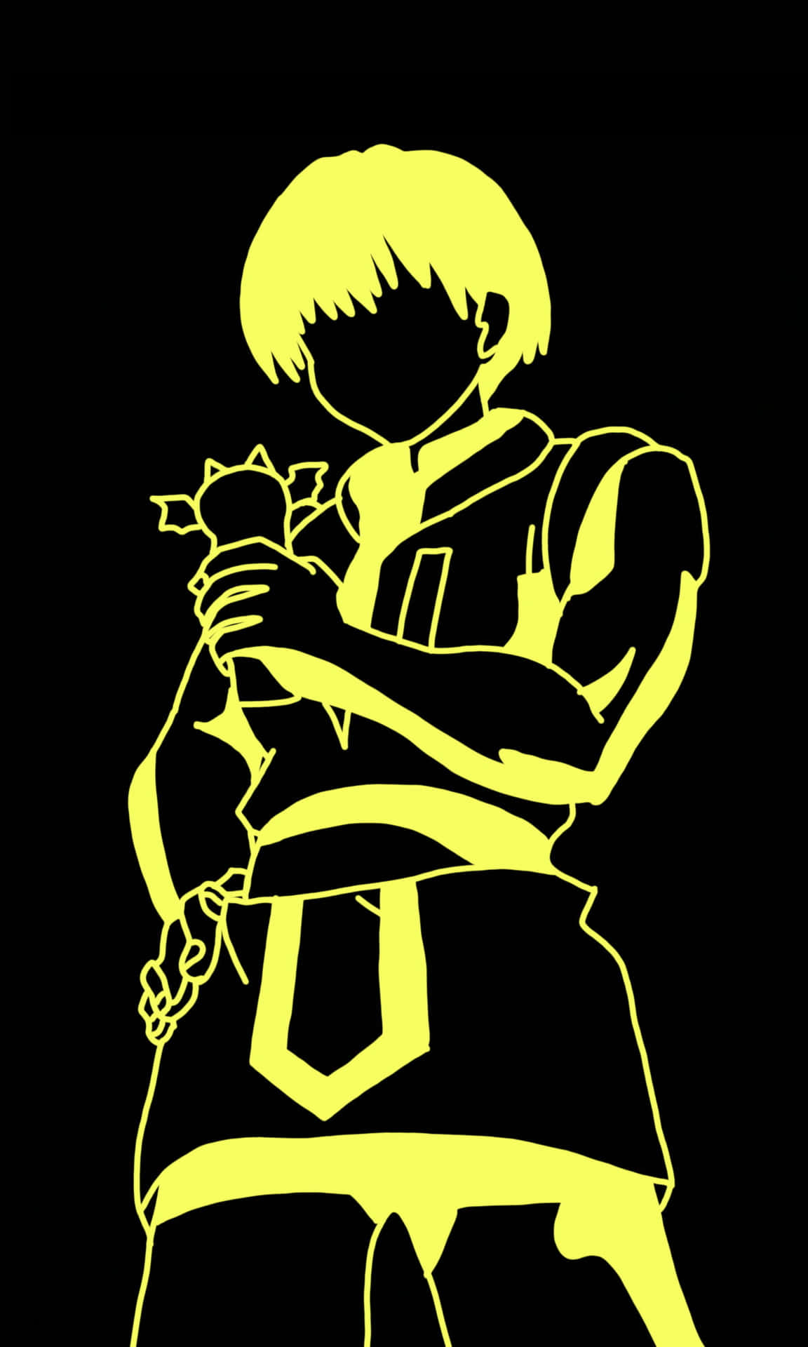 Shalnark from Hunter x Hunter with his Phantom Troupe outfit Wallpaper