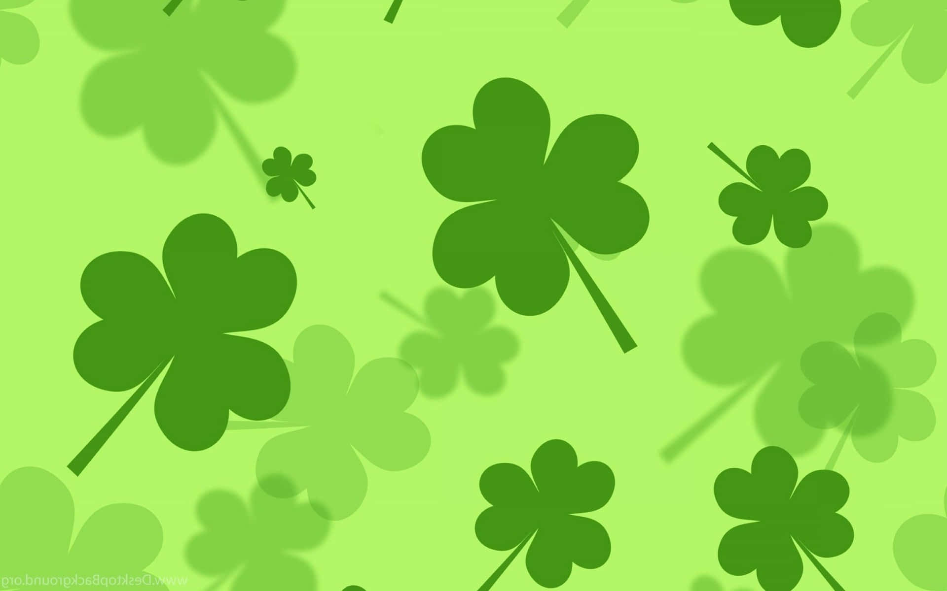 Celebrate St Patrick's Day with this luck-bringing Shamrock Wallpaper