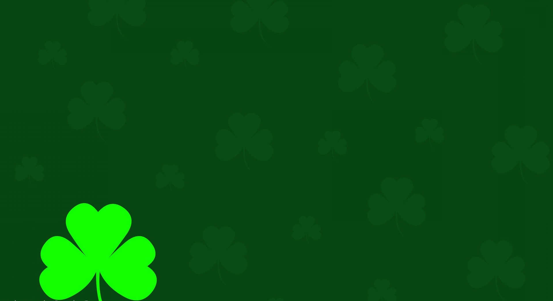 Green Leaf Shamrock Background Design Background